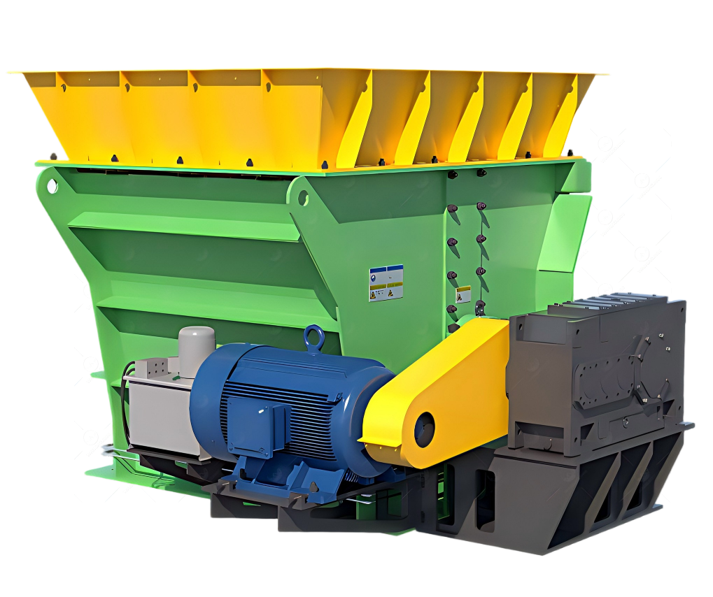 Single-shaft bag breaking machine